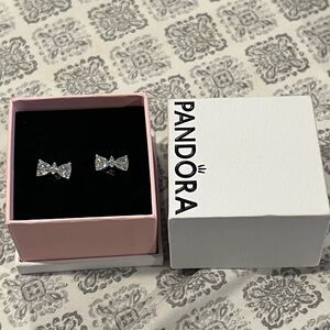 Pandora Bow Earrings